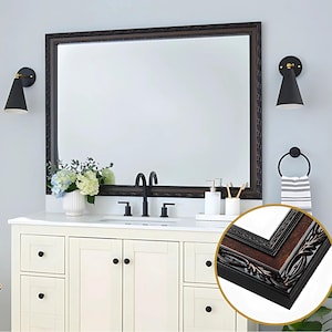 Acadea Custom made mirror frame for existing mirror, personalised gift, wall art, home décor vintage custom frame, existing mirror frame