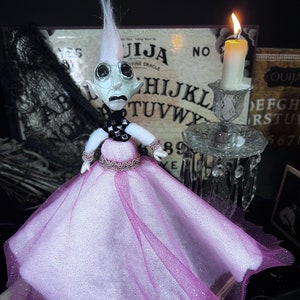 Madame Laurie, Sculpted Polymer Clay Figure.