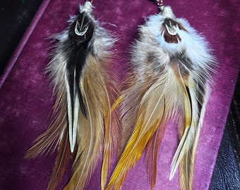 Rhiannon Feather Earrings