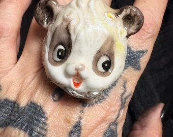 Vintage Figurine Ring