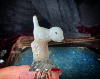 Vintage Figurine Ring