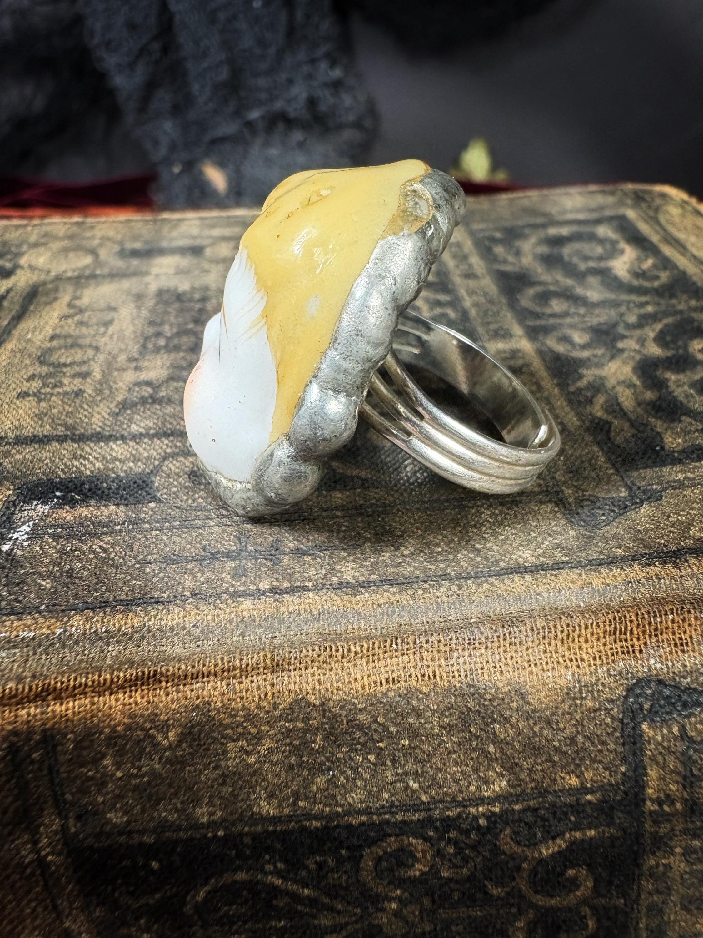 Vintage Figurine Ring - Etsy