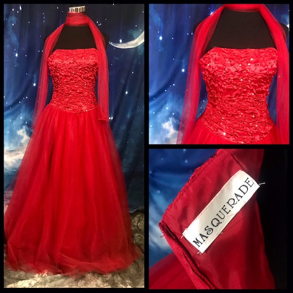 80s Prom Dress,Vintage 80s Prom Dress, Small Vinta