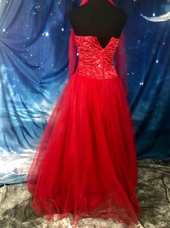 80s Prom Dress,Vintage 80s Prom Dress, Small Vint… - image 5