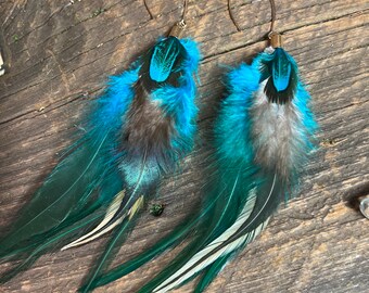 Water Witch Feather Earrings