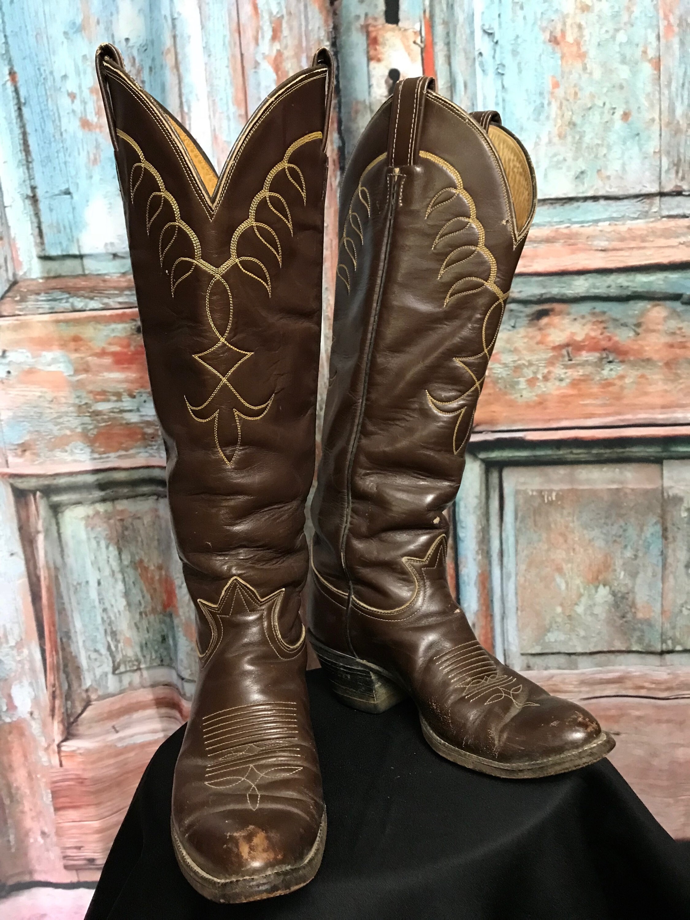 Womens Vintage Tony Lama Cowboy Boots 