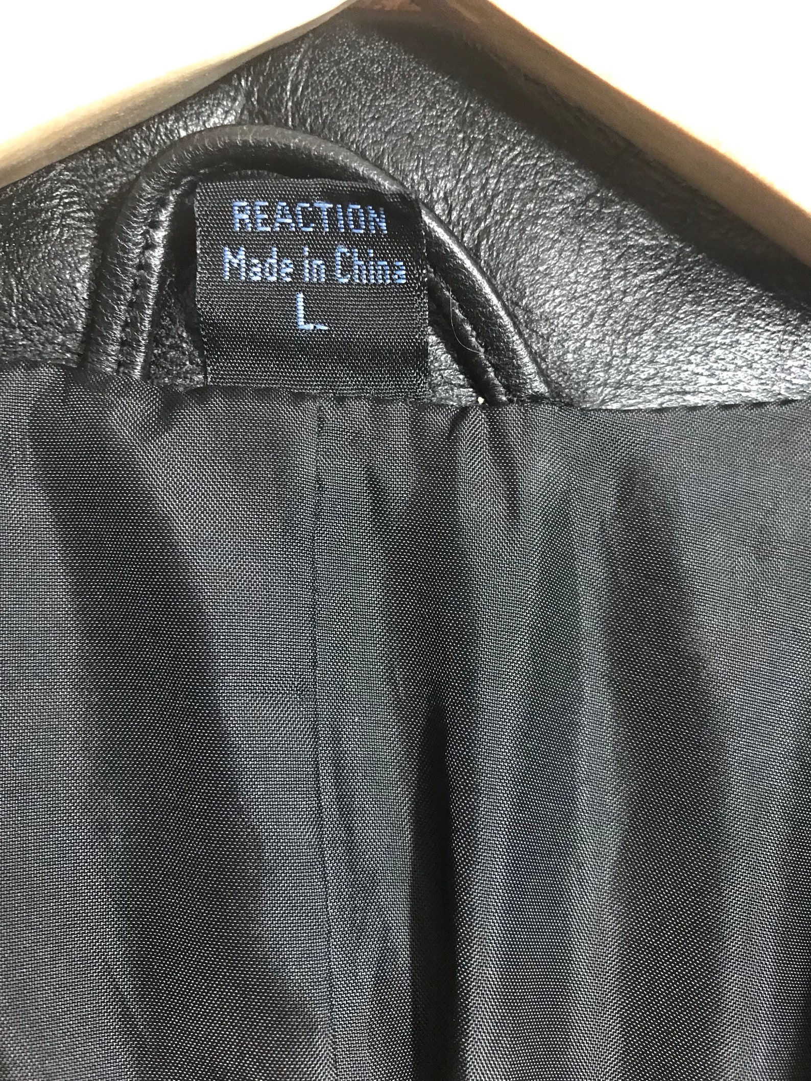 Patch Jacket Back Patch Mens Black Leather Jacket With Devil Etsy