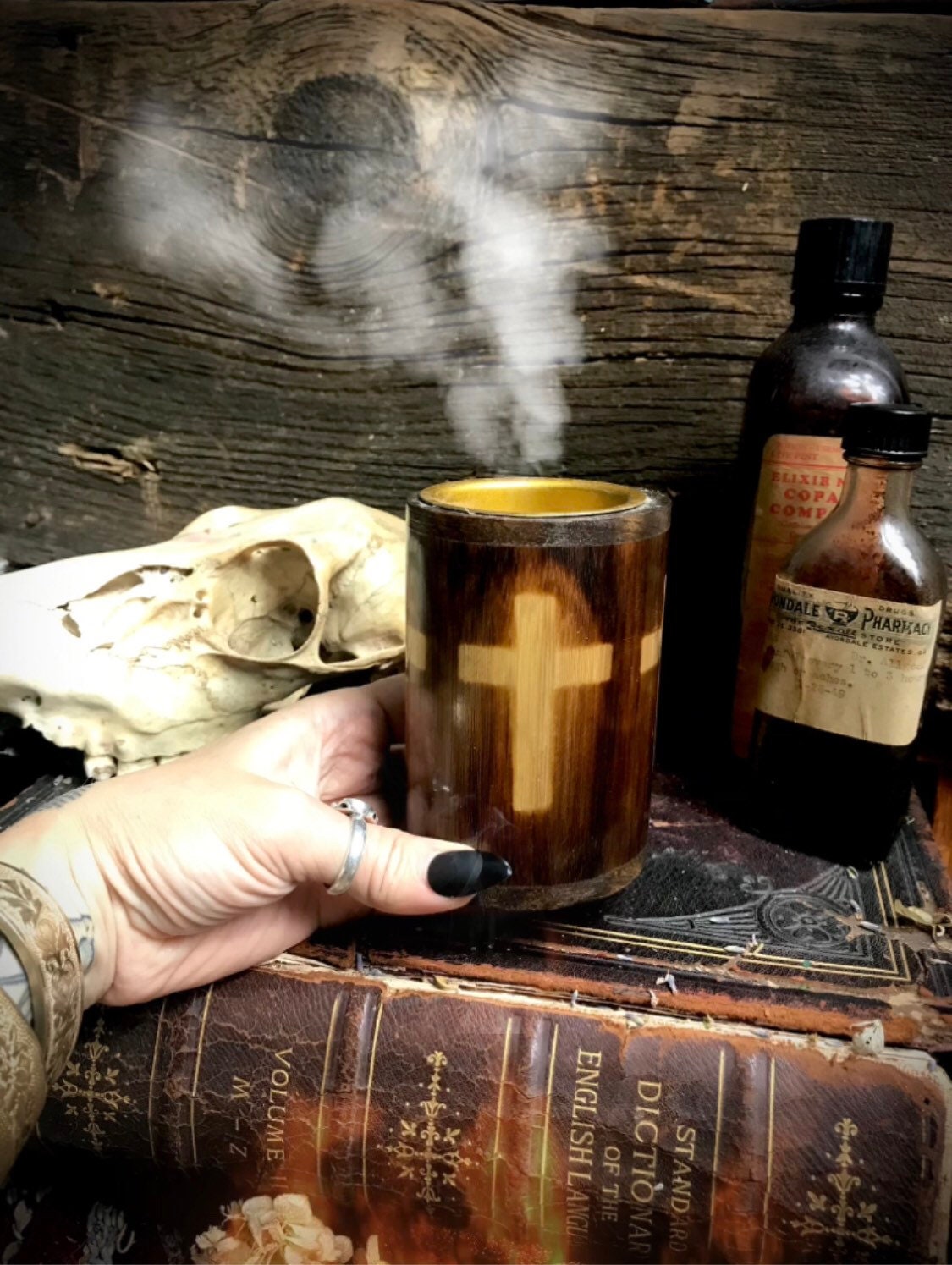 Incense Holder, Altar Supplies, Witch Tools, Resin Burner, Cauldron, Charcoal Burner, Spiritual Supplies, Cone Incense Holder