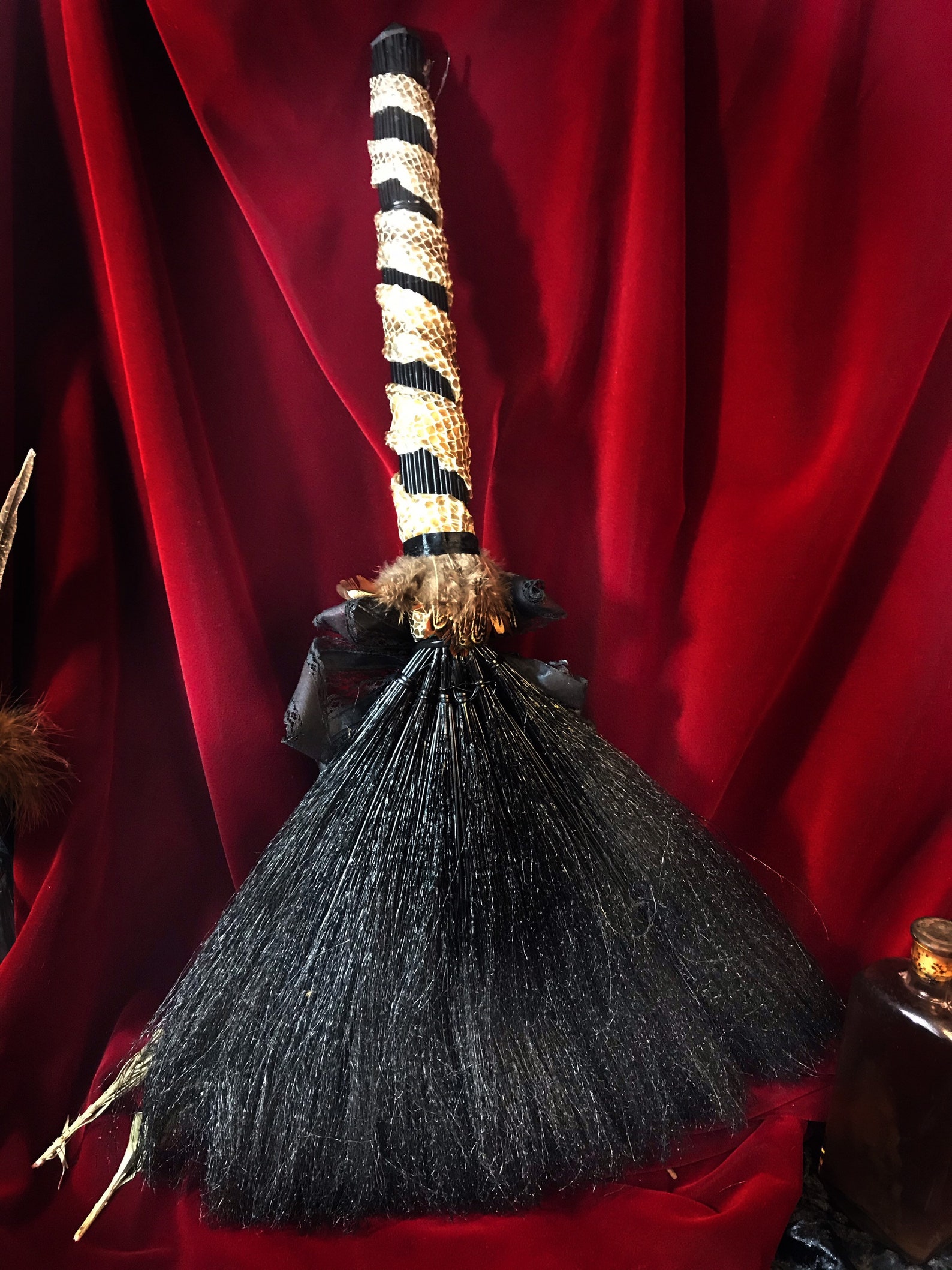 Witch Broom Witches Broom Handmade Witch Broom Oddities Etsy