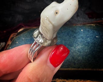 Vintage Figurine Ring