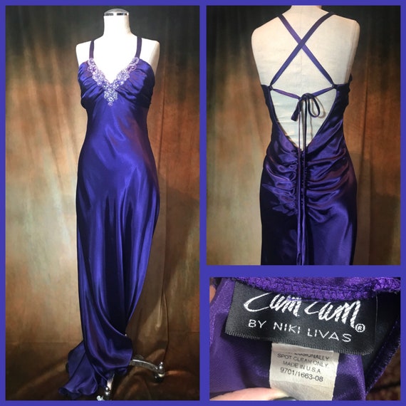 Vintage 80's Prom Dress, Size Small Prom Dress, Vi