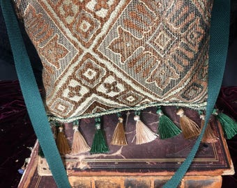 The Verdant Parlour Tapestry Tote, Carpet bag, Witchy Bags
