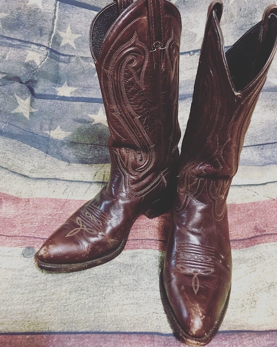 Womens Vintage Cowboy Boots 8 1/2, Womens Durango