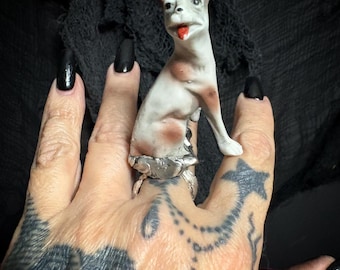 Vintage Figurine Ring