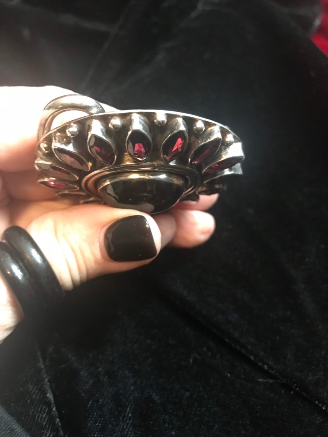 Sterling Silver Belt Buckle Vintage Sterling Silver and | Etsy