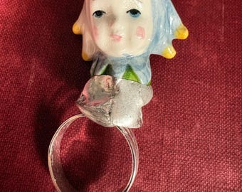 Vintage Figurine Ring