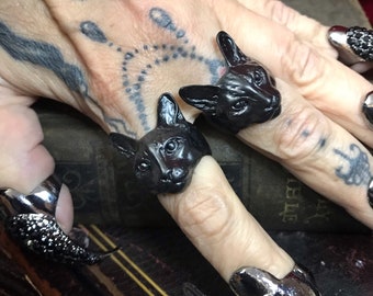 black cat ring