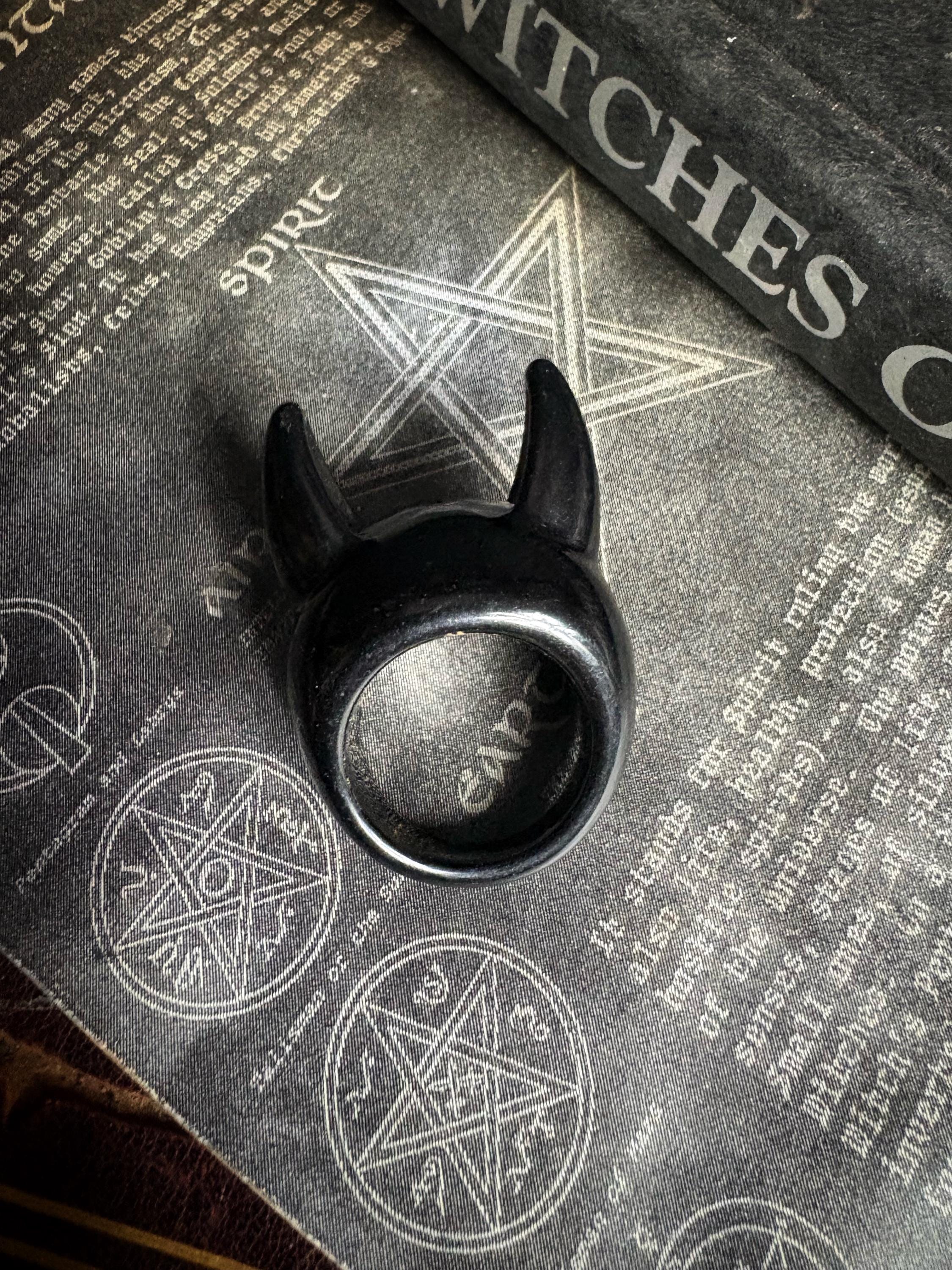 Devil Horn Ring, the Devils Advocate - Etsy