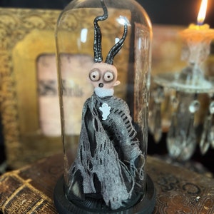 Dave the Demon , Sculpted Polymer Clay Figure.