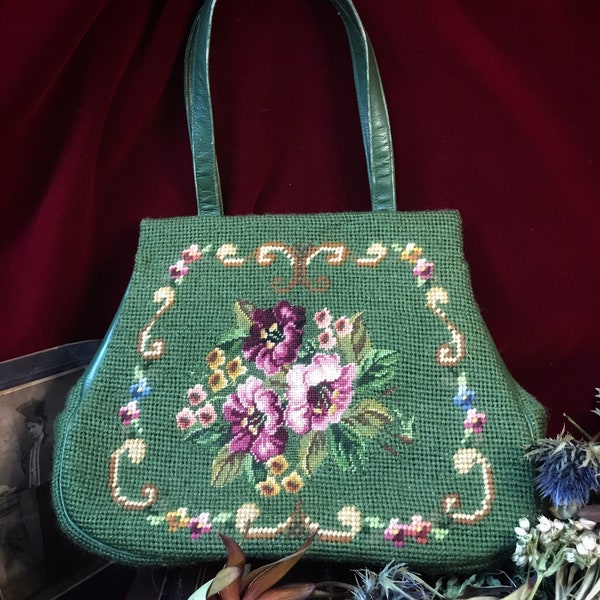 Needlepoint Handbag Etsy