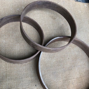Rose wood  drum Rings 12,14,16,18 inch for frame drums. Drum shells. Drum hoops. Shaman drum ring, drum hoops