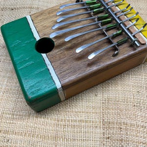 hand made kalimba, thumb piano Sanza , hand made and decorated