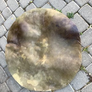 Horse skin  30inch h30 medium thick   Golden brown horse raw hide for shaman drum , medicine drum horse rawhide