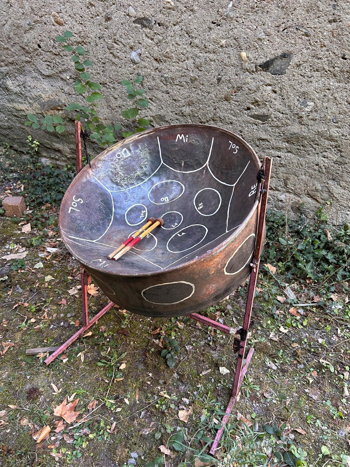 Steel Drum, hand Steel pan, original Steel Drum, one of a kind tuning, foto 1 di 5