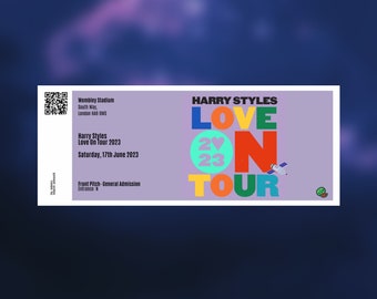 CUSTOM Love on tour PHYSICAL souvenir ticket