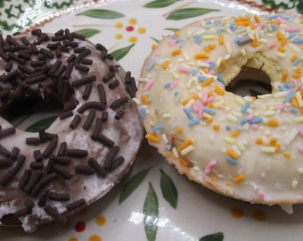 Sugar Free Donuts, Gluten Free, Dairy Free, Vegan, Egg Free, Allulose, No added Sugar, Healthy Snacks, Birthday Gifts, Easter Brunch Dessert