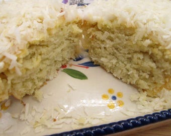 KETO Coconut Cake, Gluten Free, Dairy Free, Sugar Free, Erythritol Free, Low Carb, Nut Free, Easter Dessert, Grain Free, Spring, Fitnes