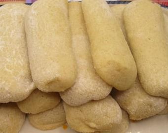Gluten Free Lady Fingers, Dairy Free, Vegan, Organic Nut Free, Oat Free, Birthday Gift, Coconut Sugar, maple, Italian Desserts, July 4th