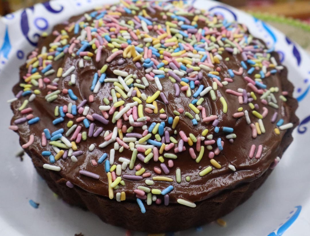 Sugar Free Birthday Cake, Individual 7 -inch, Gluten Free, Dairy Free ...