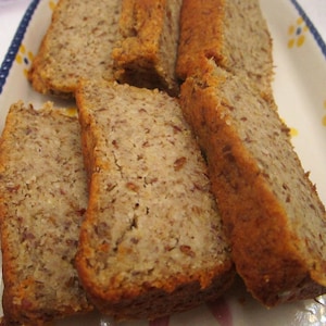 KETO Grain Free Banana Bread, Gluten Free, Dairy Free, Sugar Free, Low Carb Snack, Easter Brunch, Vegan Clean Eating Breakfast, Father's Day