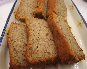 KETO Grain Free Banana Bread, Gluten Free, Dairy Free, Sugar Free, Low Carb Snack, Easter Brunch, Vegan Clean Eating Breakfast, Father's Day