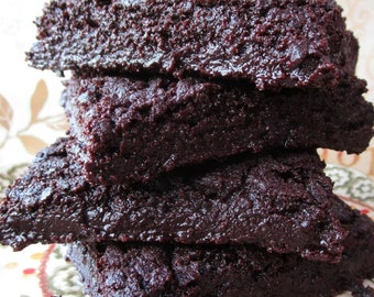 Gluten Free Brownies, Paleo, Decadent Dark, Dairy Free, Vegan, Egg Free, Walnuts, Macadamia, Pecan, Chocolate Desserts, Easter Gift