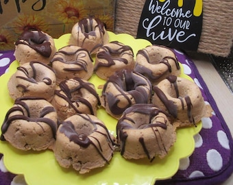 Keto Mini Mocha Chip Donut Rings, Sugar free, Grain Free, Gluten Free, Dairy Free, Vegan, High Protein, Clean Low Carb Snack, Fitness Gifts