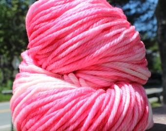 Sweetie, Hand Dyed, Hand Painted, Bulky, Yarn