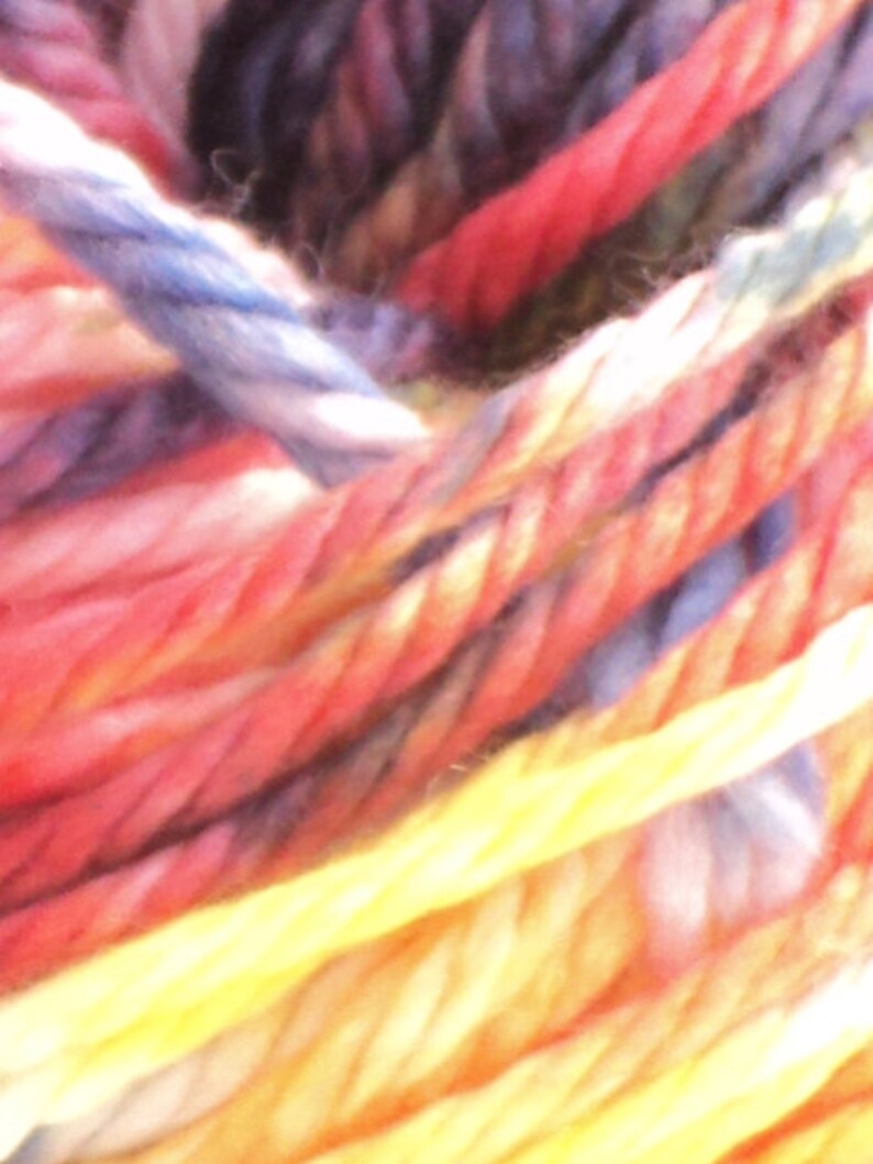 Crayons Hand Dyed Hand Painted Bulky Yarn Etsy