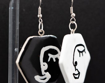 Boucles d oreilles modèle "Picasso"