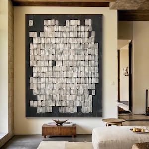 Black Minimalist Wall Art Black Texture Canvas Painting Large Framed Wall Art Modern Minimalist Painting Wabi Sabi Wall Art Black Canvas Art