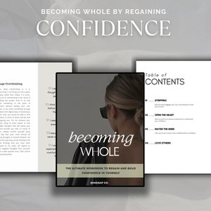 Self Help, Self Confidence Workbook, Self Love Healing E-Book, Mental Health Journal, Healing Your Inner Self