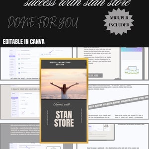 Done for you success with stan store Guide Digital product with  MRR/PLR master resell right Digital marketing guide