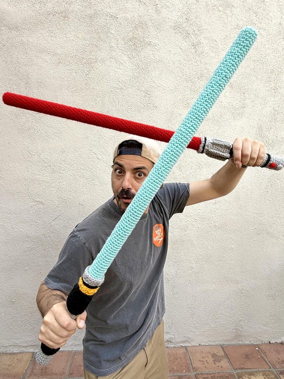 Crochet Fuzz-Saber Pattern