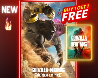 New Premiere Godzilla x kong The New empire , full HD Digital , buy 1 and get part 1 free time limited offer , premiere tv , movies 2024