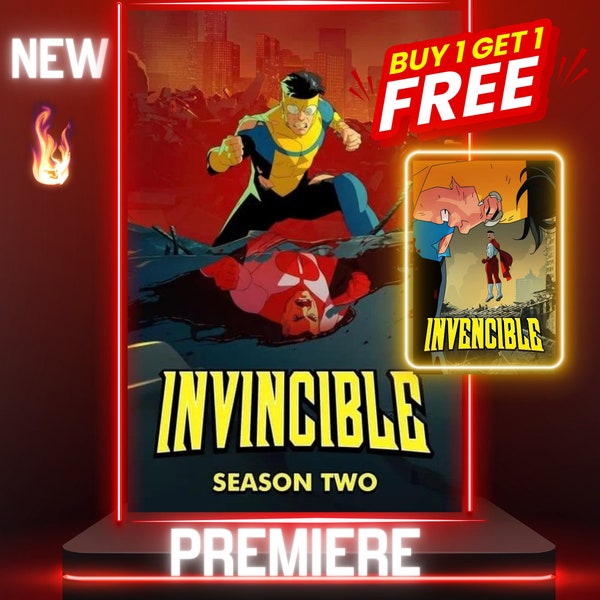 Neue Premiere Invincible TV-Serie Full HD Digital, kaufen Sie 1 und erhalten Sie Saison 1 Zeitlich begrenztes Angebot, erstklassige TV-Serie, Serie 2024