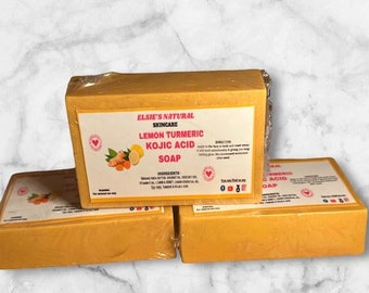 Lemon Turmeric & Kojic Acid Soap