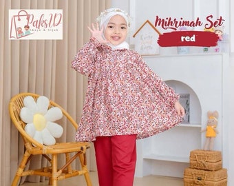 Ein Set Mihrimahs Kinder-Abaya-Muslimkleid für Babys, islamische Kleidung, muslimische Abaya, Gebetskleidung für Kinder, bescheidene Mode für Mädchen PS06