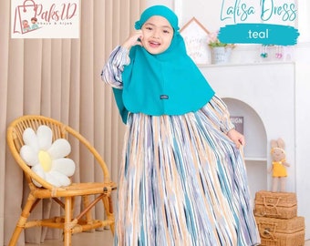 Abaya Children Mom Couple Dress, Baby Girl Abaya Muslim Dress, Islamic Clothing, Muslim Abaya, Kids Prayer Attire, Girls Modest Fashion PS02