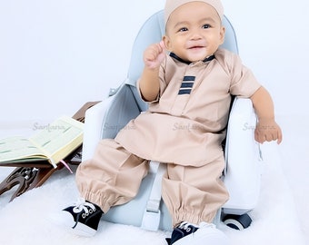 Milk Chocolate Baby Robes, Koko Clothes Set for Baby Boys 3 - 12 Months